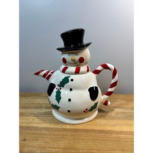 Temp-tations Snowman Teapot 48oz
